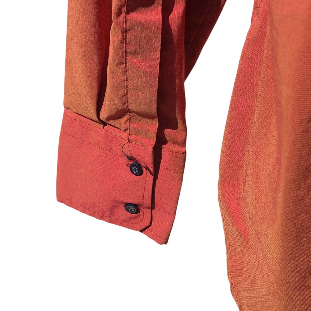 Zara Women’s Orange Button Down Shirt, L - Picture 4 of 6